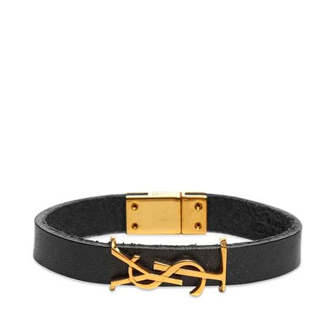 ysl bracley|yves saint laurent leather bracelet.